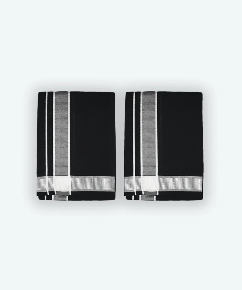 Black Dhoti Pack of 2