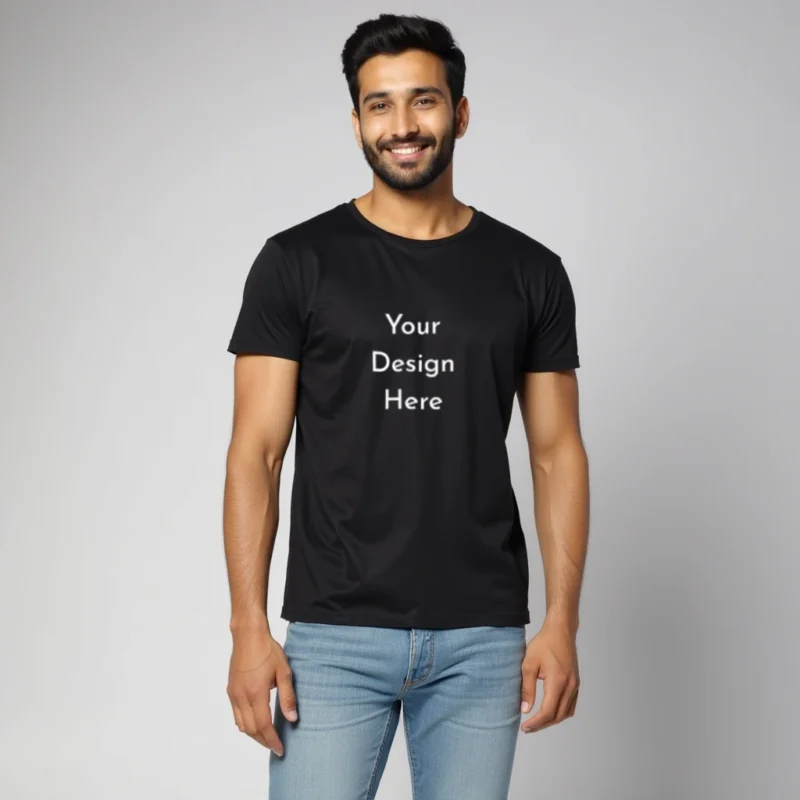 Design here black t shirts