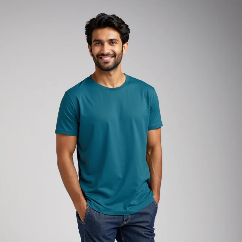 Midnight green color t shirt