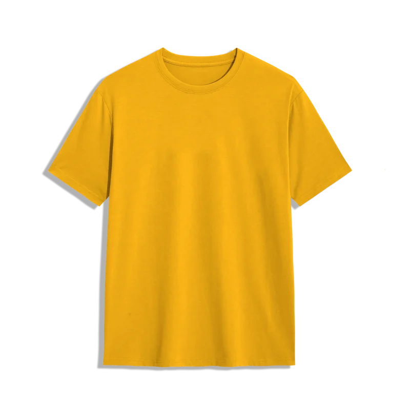 Chinease gold regular fit t shirt