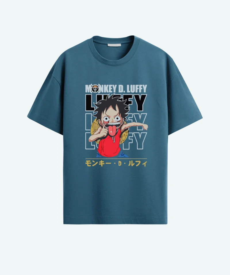 Blue Color Oversized T-shirt
